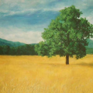 Baum,50x60, Öl auf Leinwand, 2004, verkauft 
