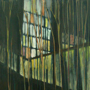 Fenster, 70x50, Öl/ Acryl auf Leinwand, 2008, Preis 480,-€