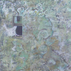 Fenster zum Hof, 70x50, Acryl auf Leinwand, 2007, Preis 480,-€