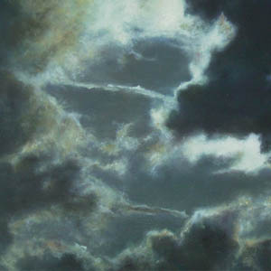 Himmel, 50x70, Öl/ Acryl auf Leinwand, 2007, Preis 480,-€ 